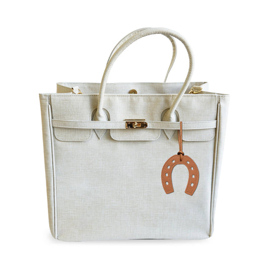 Chic Tote - Coated Linen
