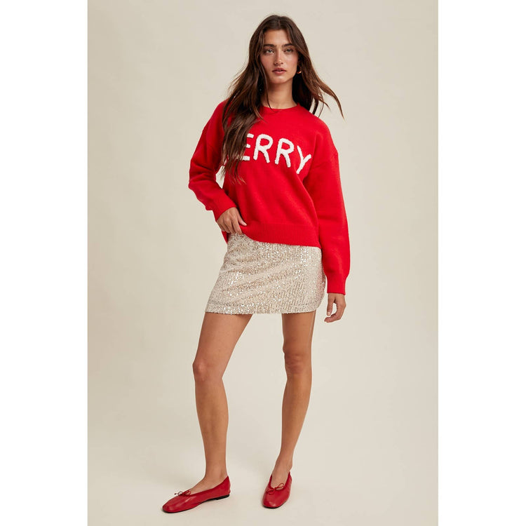 SEQUIN MINI SKIRT