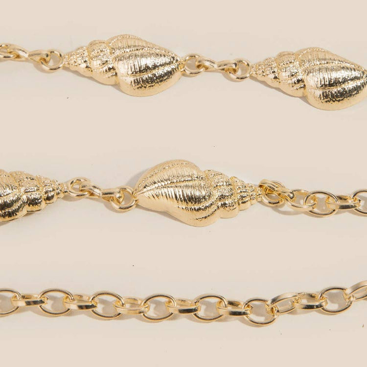 Seashell Chain Belt
