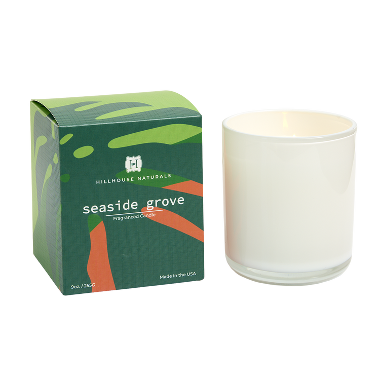 Seaside Grove 9oz. Candle In Glass Ctn.6