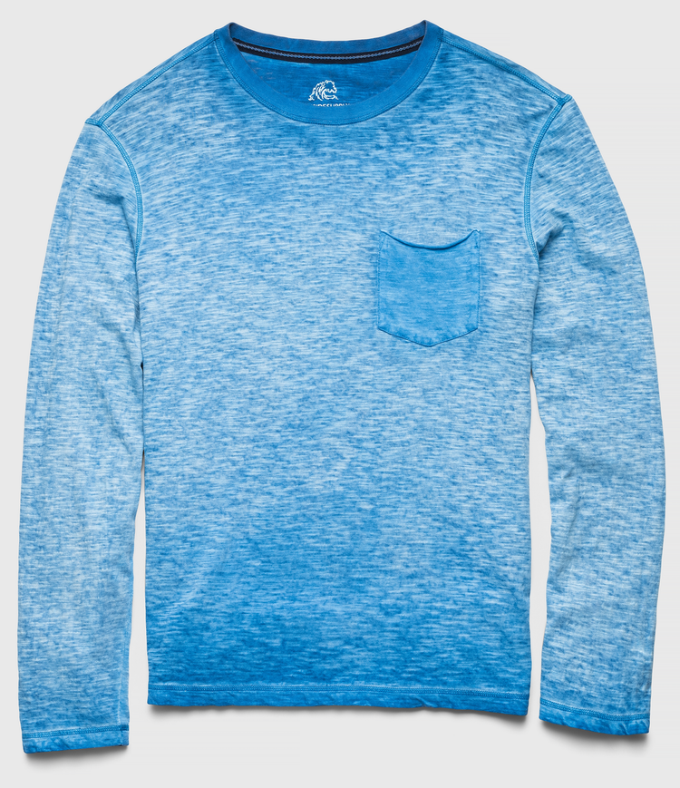 Chris long sleeve cold dye graphic tee