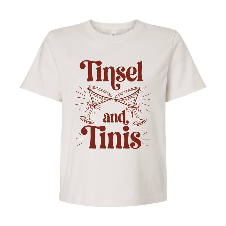 Tinsel and Tinis Tee
