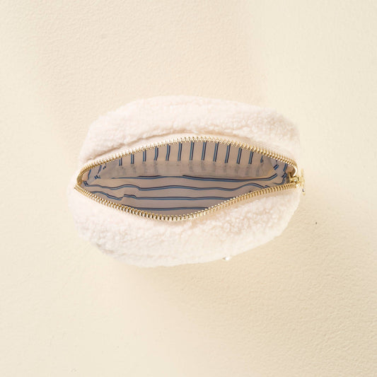 Teddy Pouch-Square Seashells + Pearls