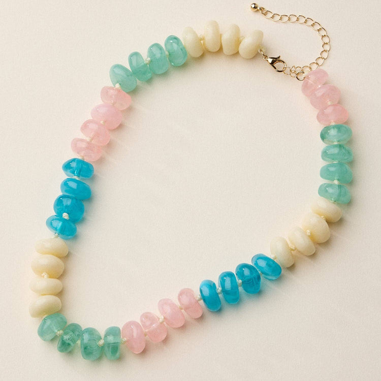 Resin Beaded Chunky Necklace