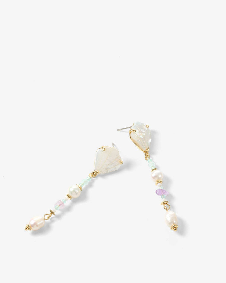 Beach Glass Drop Earrings