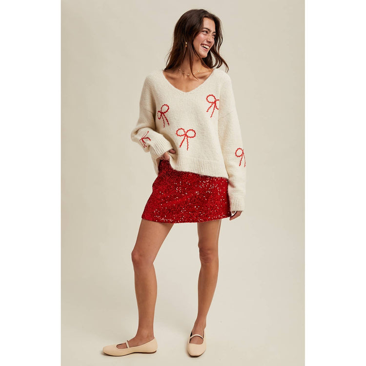 SEQUIN MINI SKIRT