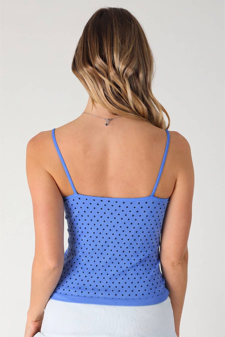 Black Polka Strap Cami