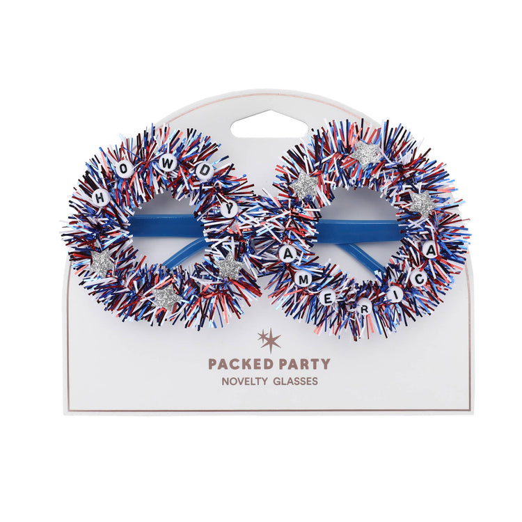 Howdy America Novelty Glasses