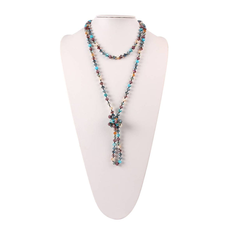 Longline Hand Knotted Necklace