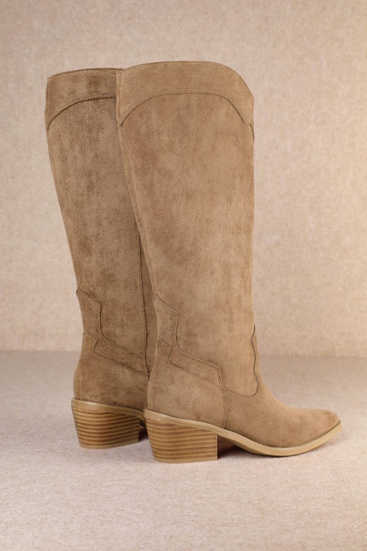 JULIETTE SLEEK MODERN WESTERN TALL BOOTS