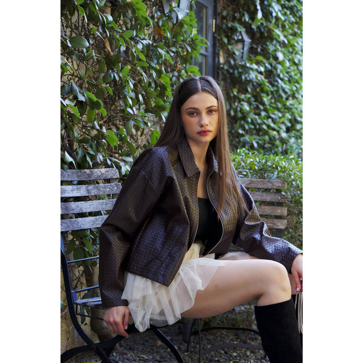 ROOFTOP NIGHT OUT STRAPLESS TIERED MESH ROMPER