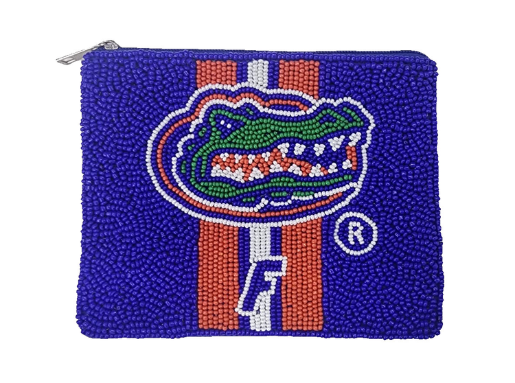 UF Gators Beaded Pouch