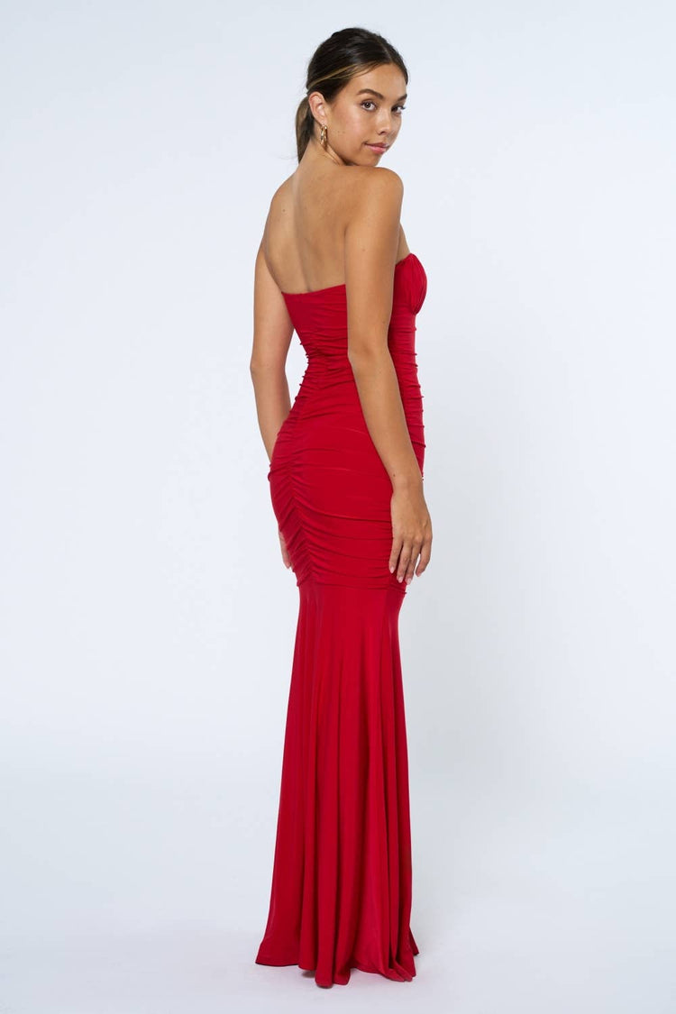 Tube Maxi Dress with Ruching