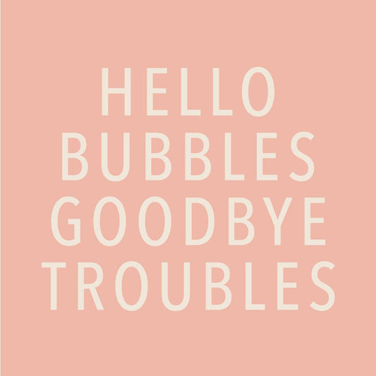 Champagne Funny Napkins | Hello Bubbles