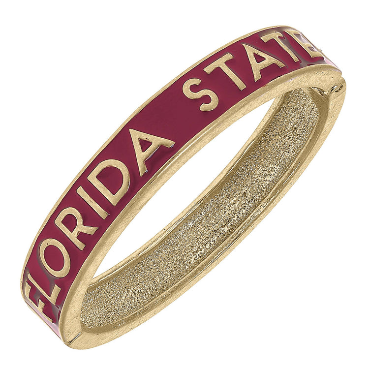 Florida State Seminoles Enamel Hinge Bangle