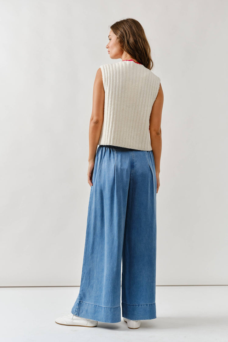 SMOCKING WAIST SUPER SOFT WIDE PANTS