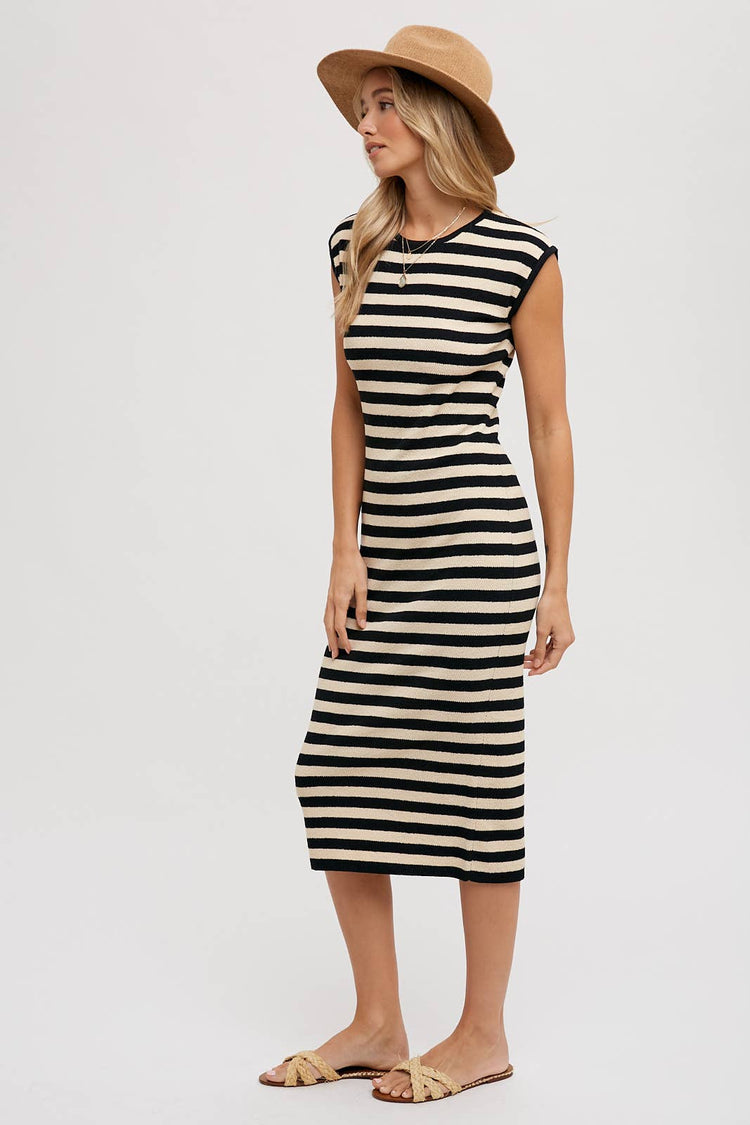 Striped Tank Midi Dress