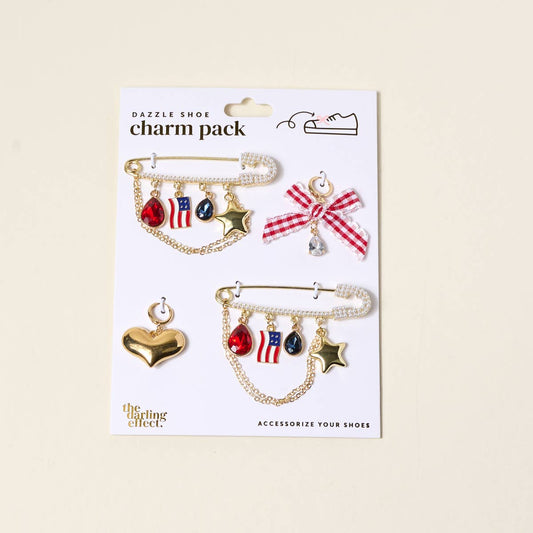 Dazzle Shoe Charm Pack–Miss Americana