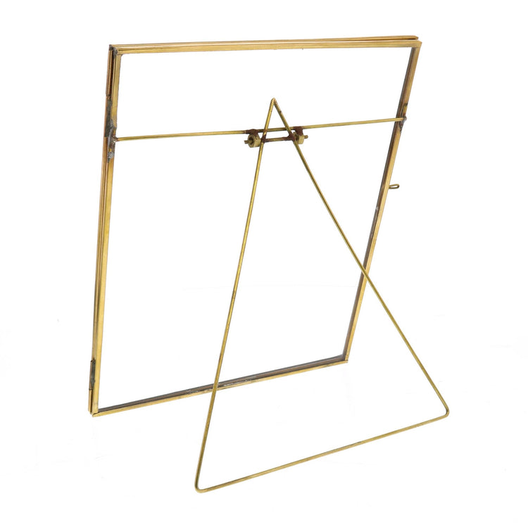 Monroe Easel Frame - Vertical - Brass