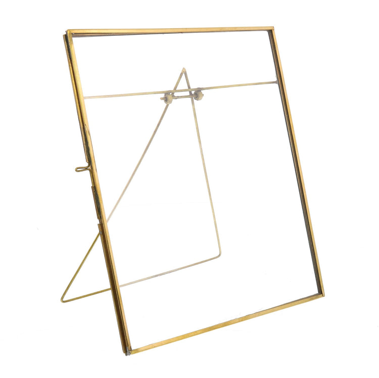 Monroe Easel Frame - Vertical - Brass