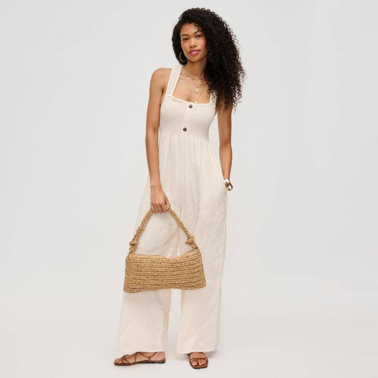 Clarissa Seasonal Straw Shoulder Bag