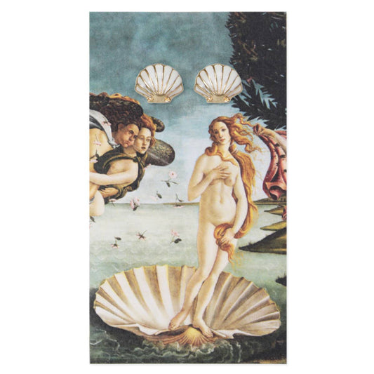 Venus Fine Art Shell Post Earrings