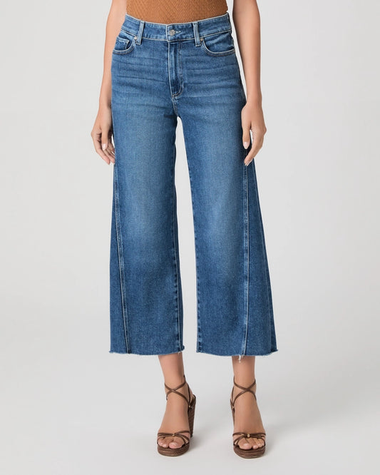 Anessa 31" w/ Twisted Outseam Panel Raw Hem- Hollyhock