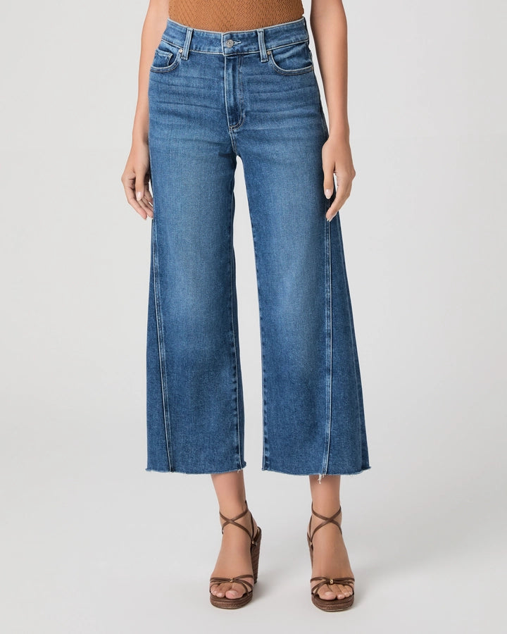 Anessa 31" w/ Twisted Outseam Panel Raw Hem- Hollyhock