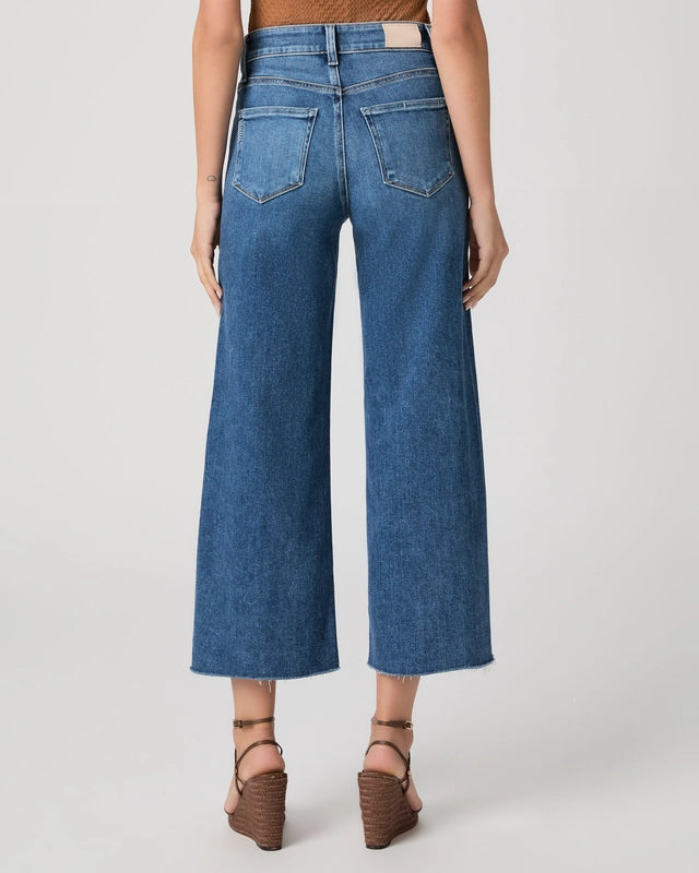 Anessa 31" w/ Twisted Outseam Panel Raw Hem- Hollyhock