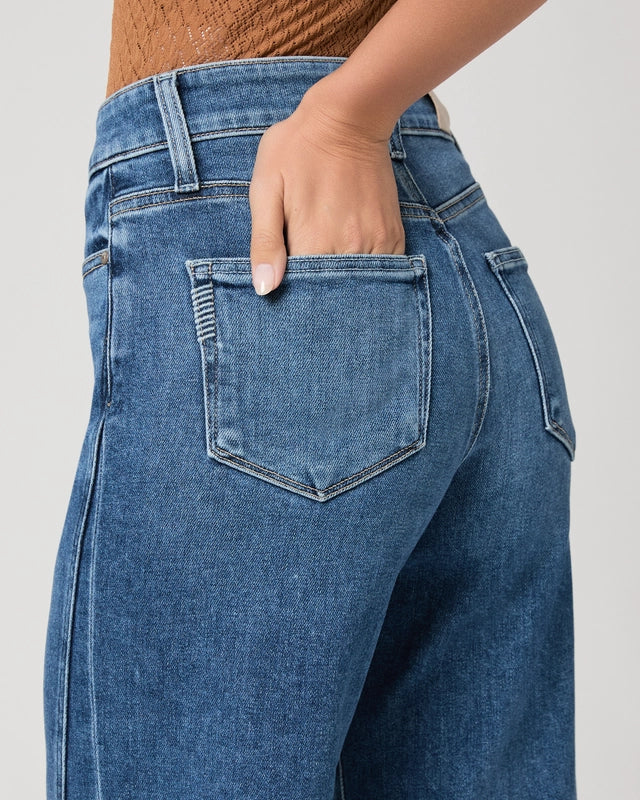 Anessa 31" w/ Twisted Outseam Panel Raw Hem- Hollyhock