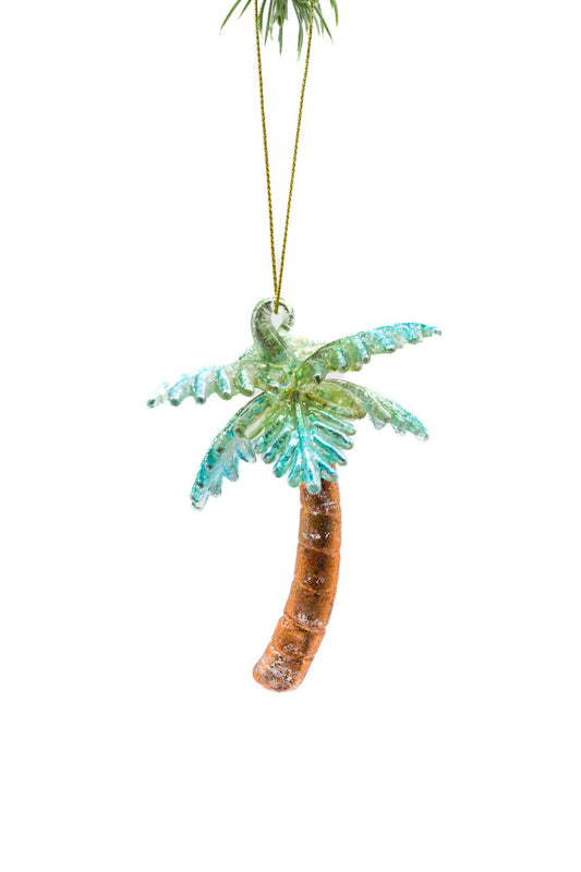Green Hanging Palm Tree Ornament Ornament
