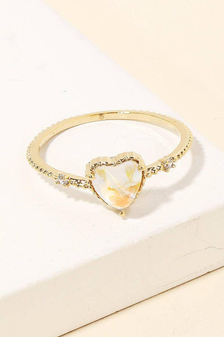 Heart Charm Ring