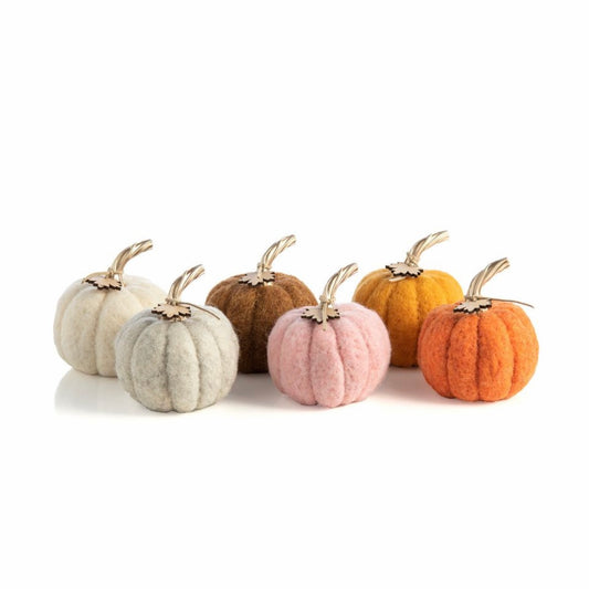 Felt Pumpkins