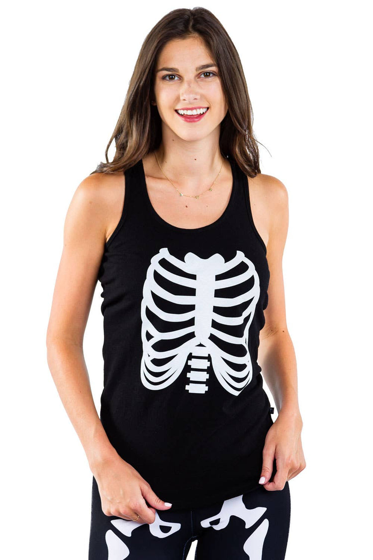 Women's Skeleton Halloween Tank Top
