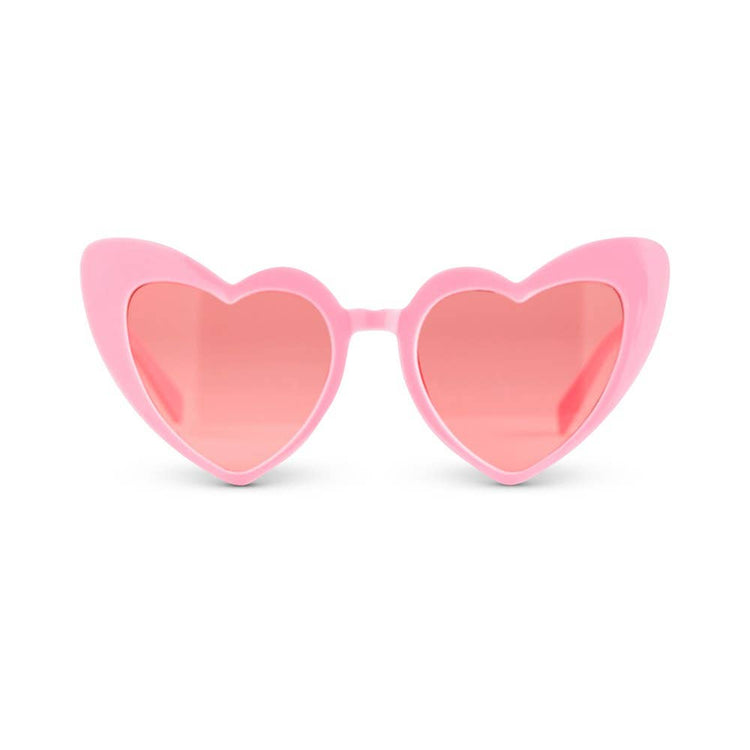 Pink Heart Eyes Sunglasses