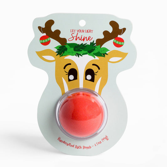Rudolph Reindeer Clamshell Bath Bomb