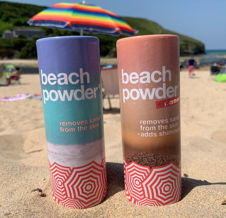Beach Powder Shimmer, sand removing body shimmer