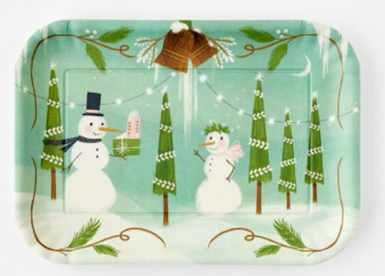 Snowman Serving Tray