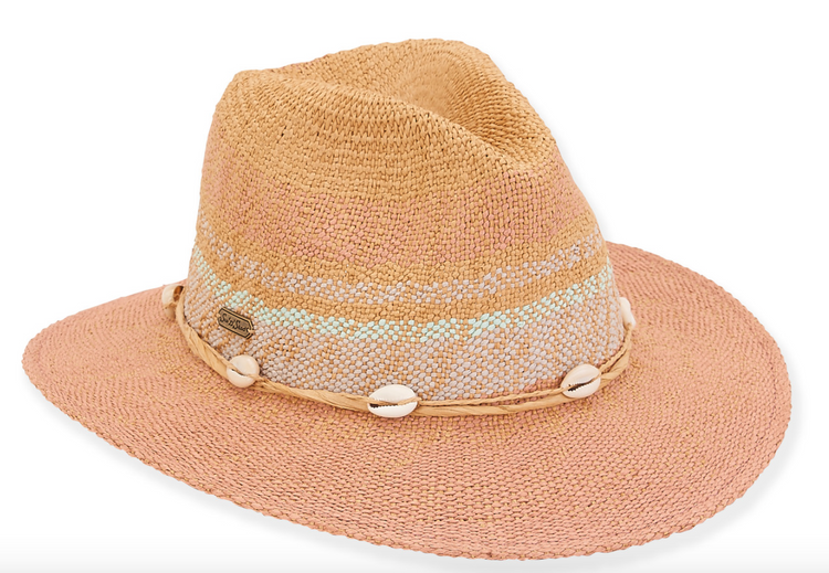 Stripe and Shell Safari Hat