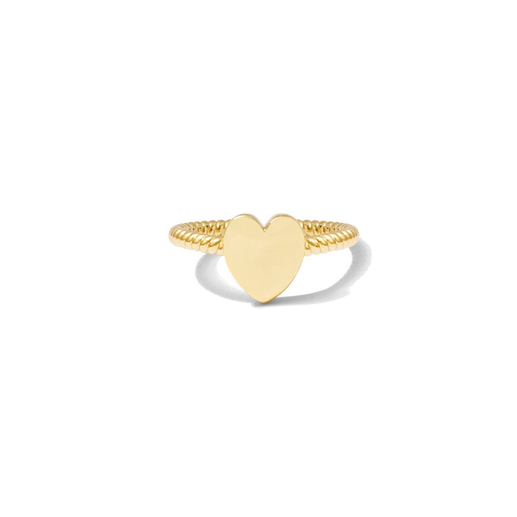 Simple Heart Adjustable Ring